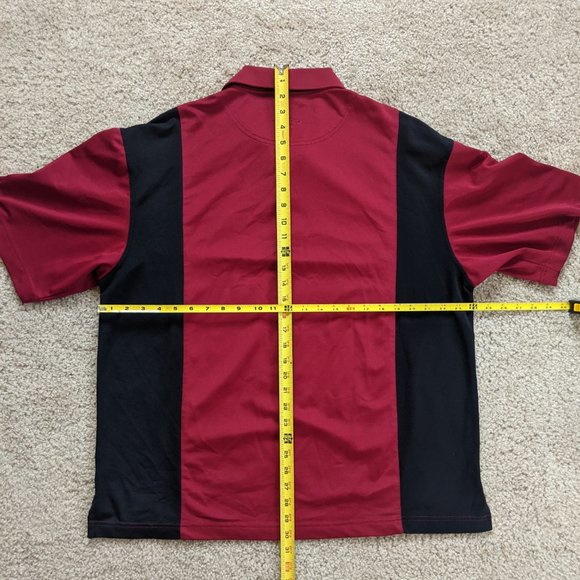 Monterey Club Golf Polo Men's XL Burgundy - Picture 6 of 8